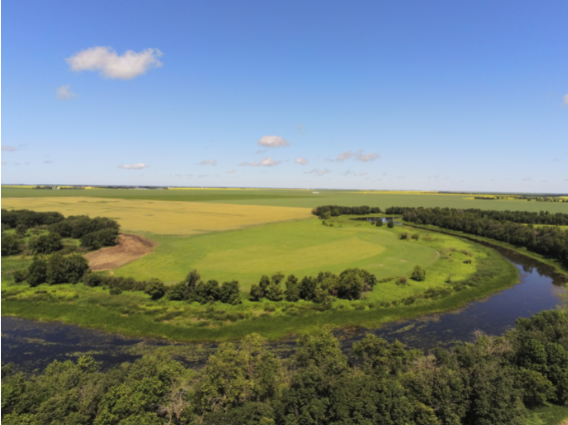 Farm field in Canada