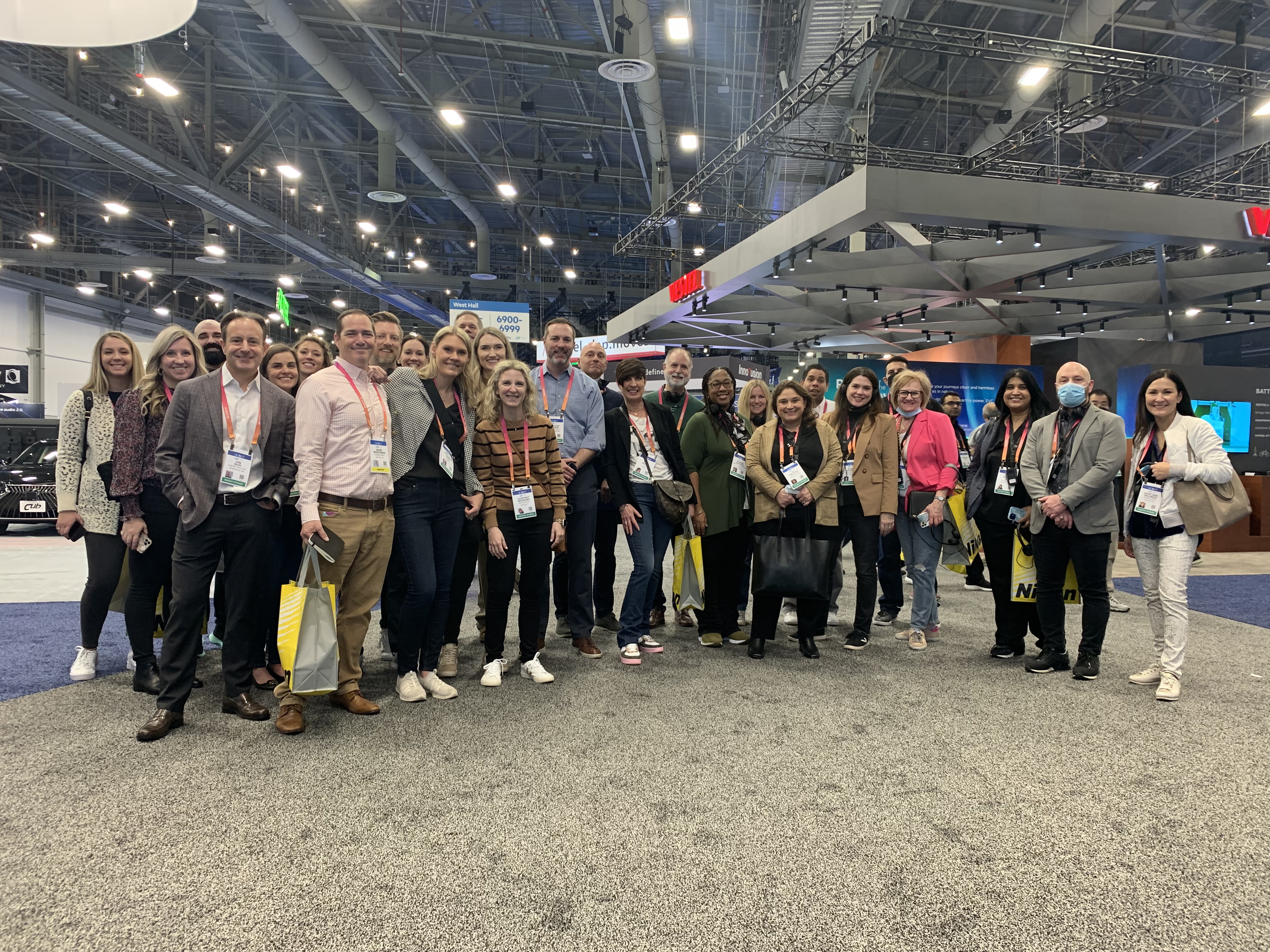 General Mills team on the CES floor