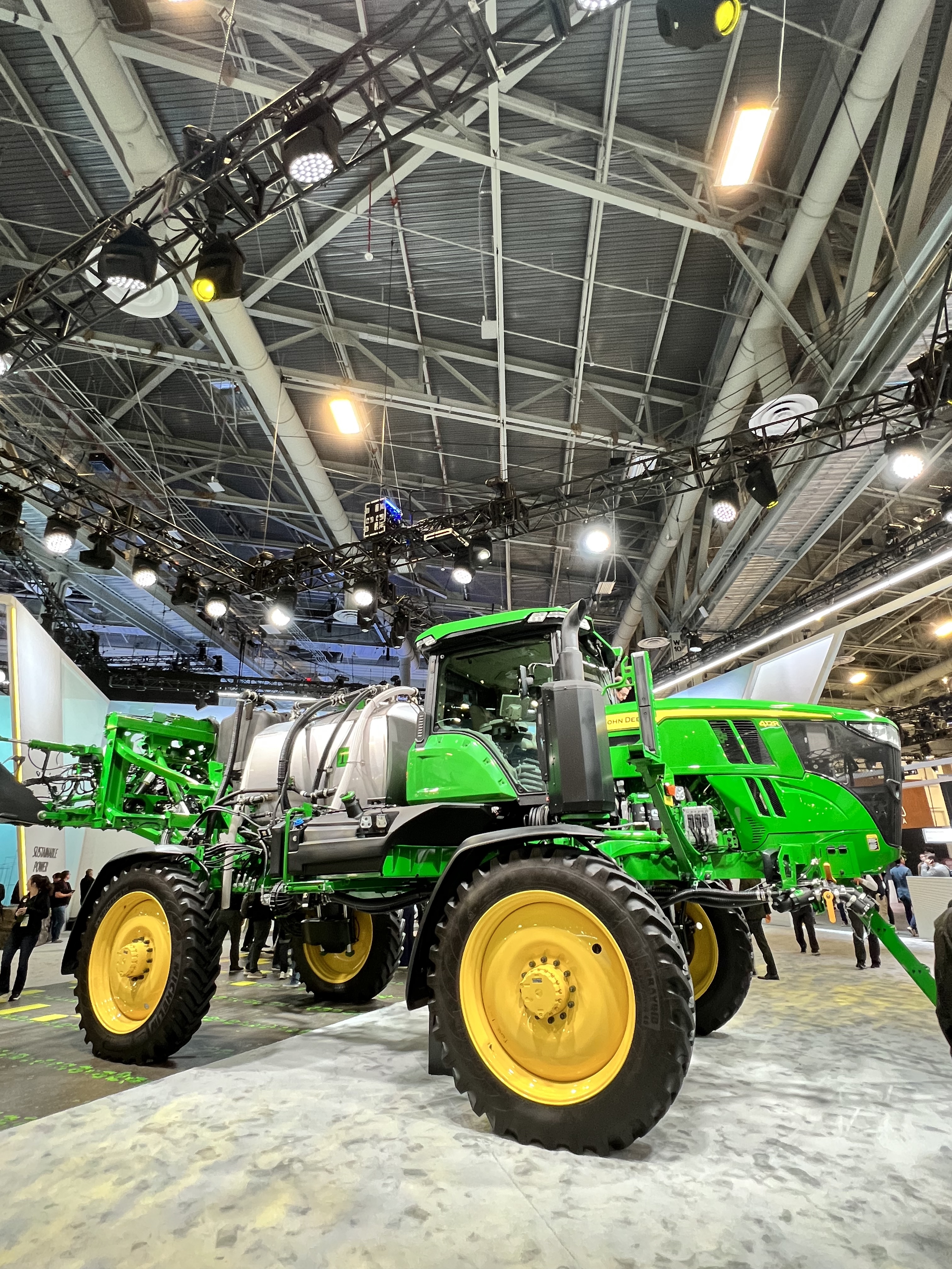 John Deere tractor on CES floor