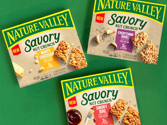 Nature Valley savory bars packaging