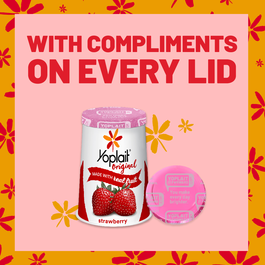"With compliments on every lid"